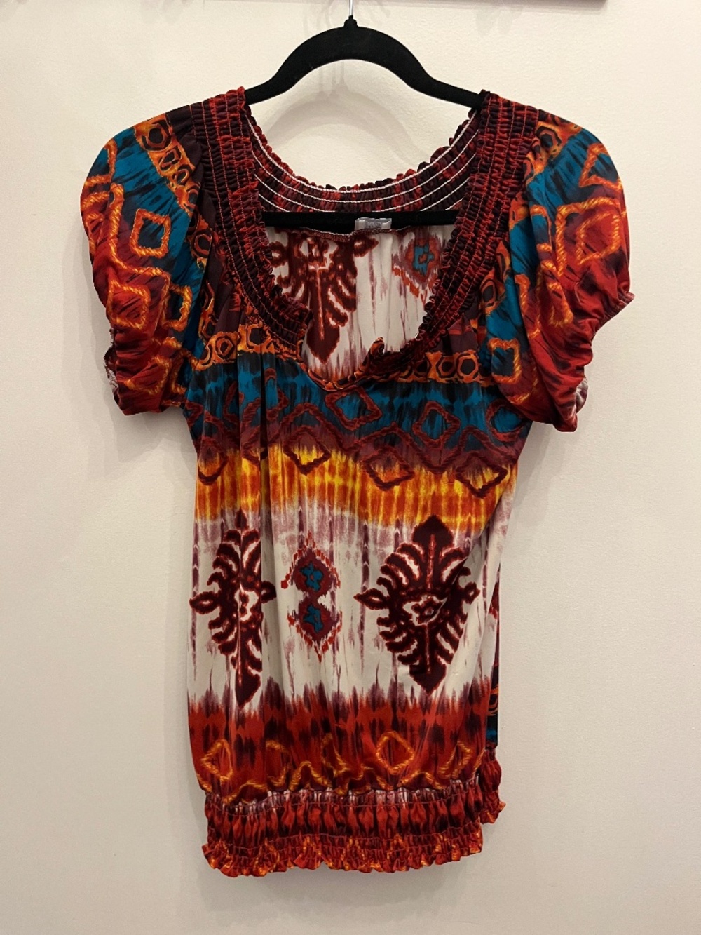 Vibrant Boho Top